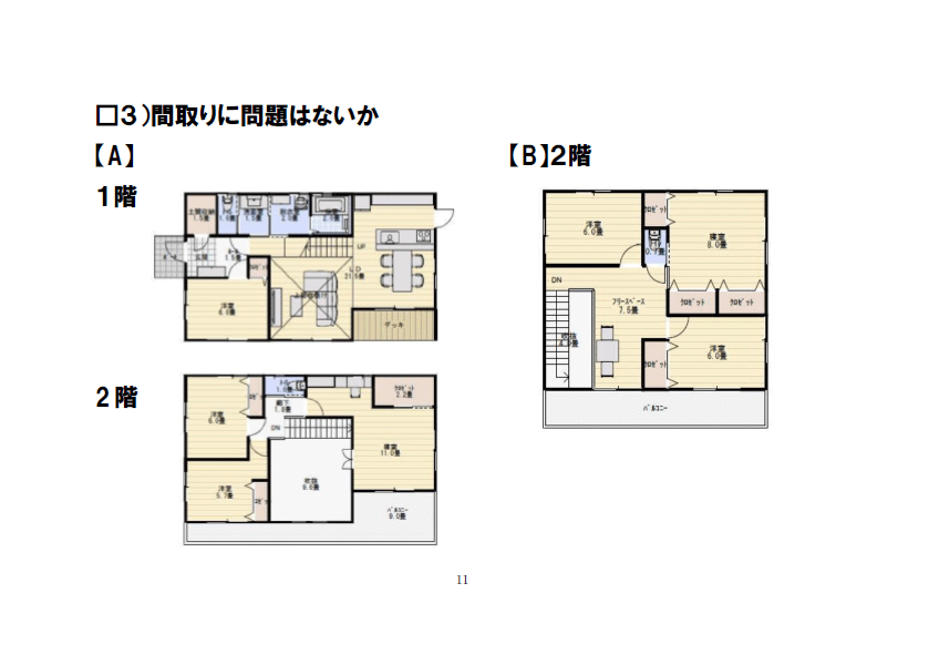 【音のチェックポイント】３）間取りに問題はないか